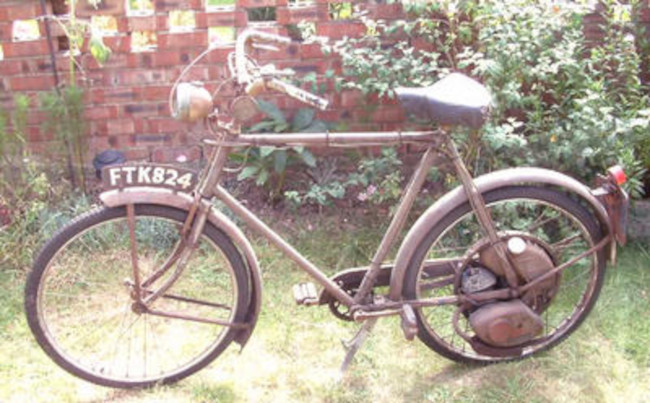 The Cyclemaster – a butcher’s bike with an engine
