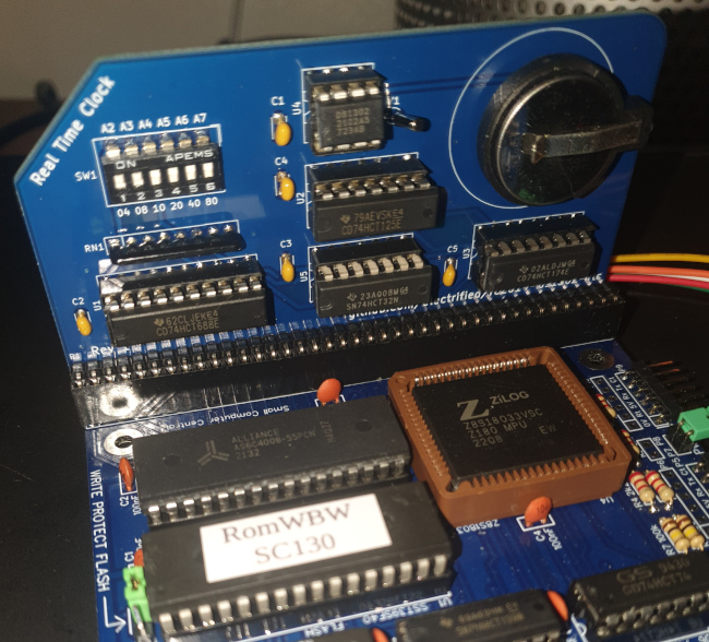 photo of assembled RTC board