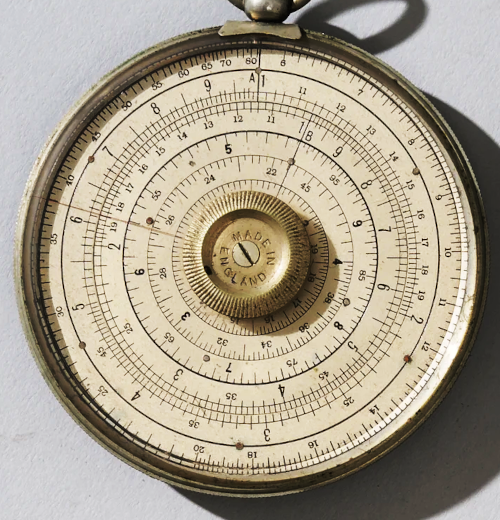 Calculex slide rule